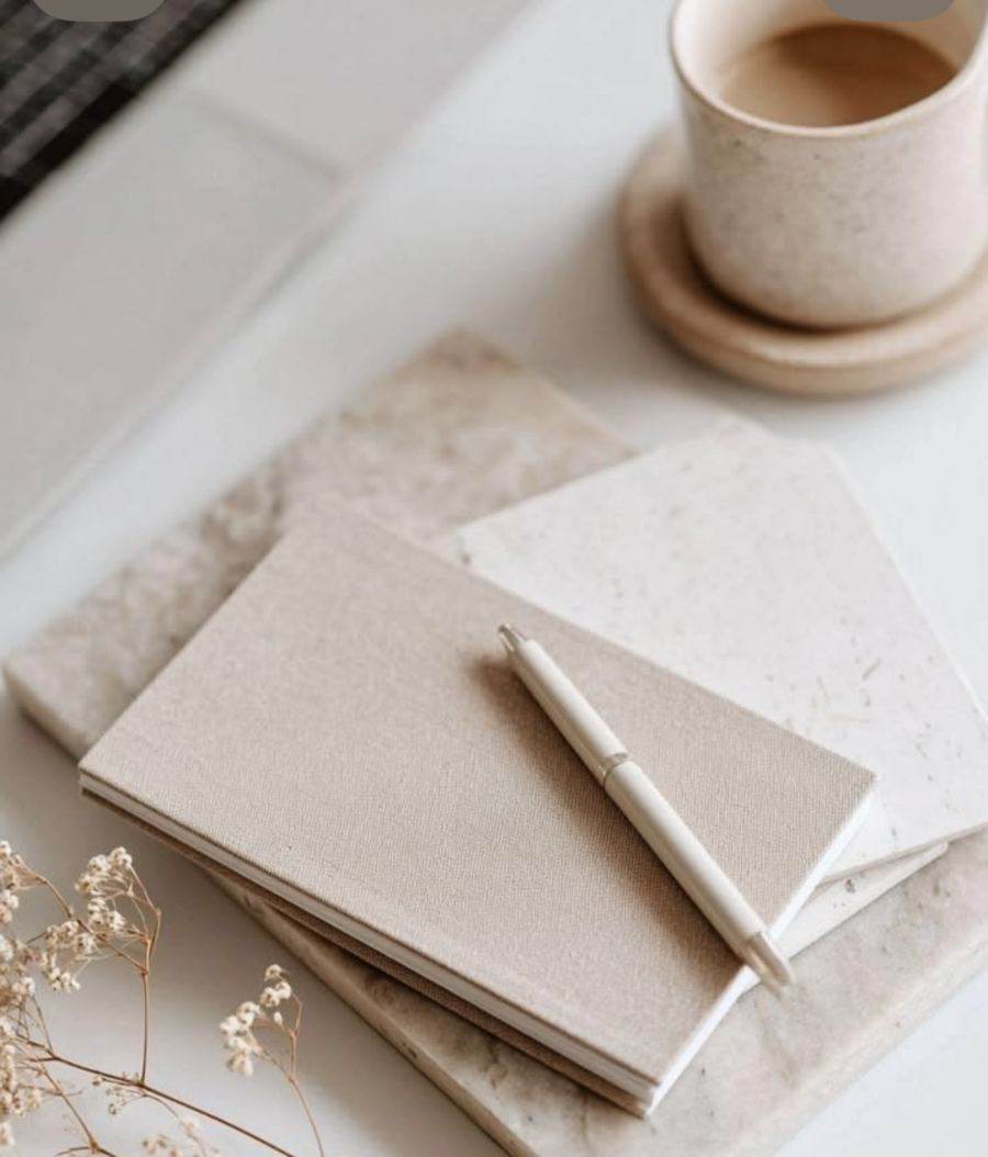 Cuadernos y café